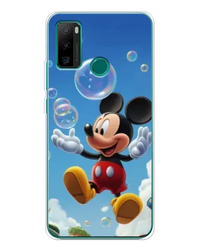 Чехол для Ulefone Note 10P с картинкой «Mickey и мыльные пузыри»