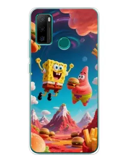 Чохол для Ulefone Note 10P з картинкою «Космічний фастфуд»