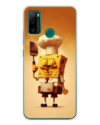 Чехол для Ulefone Note 10P с картинкой «Губка Боб повар»