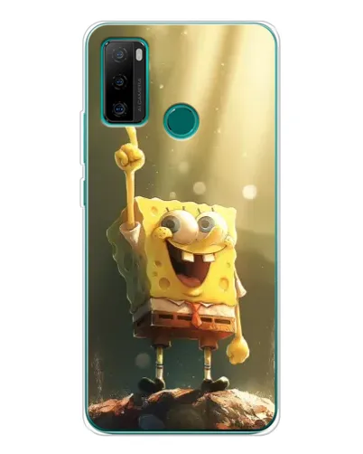 Чехол для Ulefone Note 10P с картинкой «Сияющий Спанч Боб»