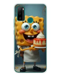 Чехол для Ulefone Note 10P с картинкой «Повар Спанч Боб»