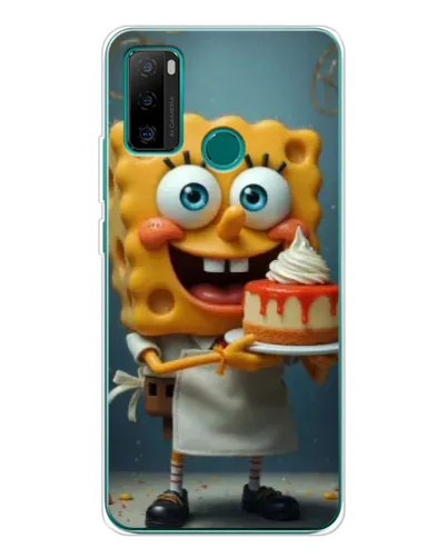 Чехол для Ulefone Note 10P с картинкой «Повар Спанч Боб»