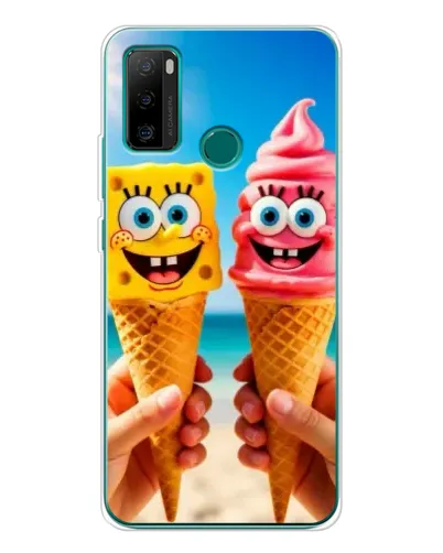 Чехол для Ulefone Note 10P с картинкой «Спанч Боб мороженое»