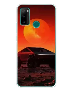 Чехол для Ulefone Note 10P с картинкой «Cybertruck на Марсе»