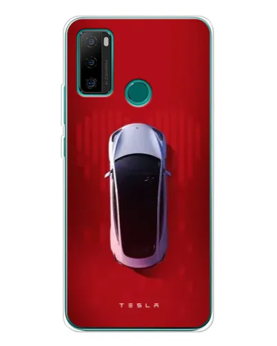 Чехол для Ulefone Note 10P с картинкой «Tesla Top View»