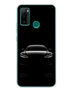 Чехол для Ulefone Note 10P с картинкой «Силуэт Tesla Night»