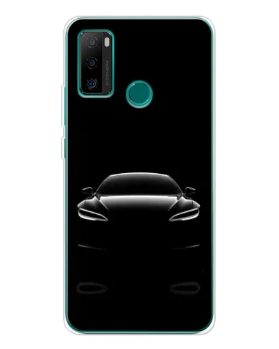 Чехол для Ulefone Note 10P с картинкой «Силуэт Tesla Night»