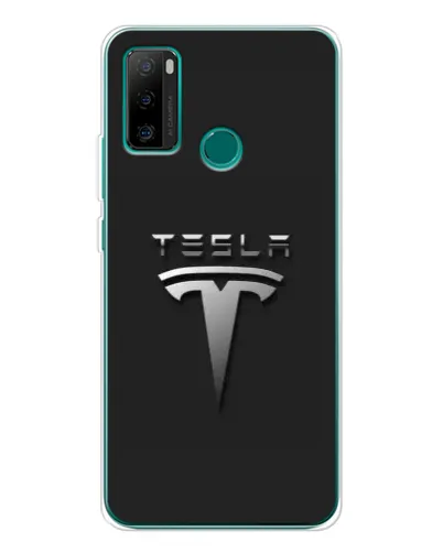Чехол для Ulefone Note 10P с картинкой «Стальной логотип Tesla»