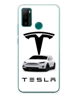Чехол для Ulefone Note 10P с картинкой «Tesla White Style»