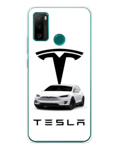 Чехол для Ulefone Note 10P с картинкой «Tesla White Style»