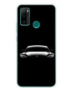 Чехол для Ulefone Note 10P с картинкой «Фары Tesla Night»