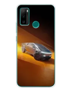 Чехол для Ulefone Note 10P с картинкой «Cybertruck в пустыне»