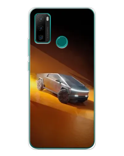 Чехол для Ulefone Note 10P с картинкой «Cybertruck в пустыне»