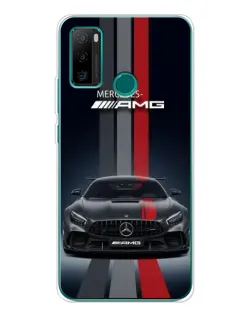Чохол для Ulefone Note 10P з картинкою «Mercedes — білий карбон»