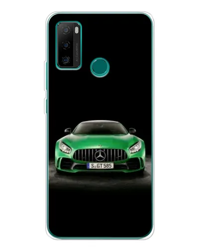 Чехол для Ulefone Note 10P с картинкой «Mercedes — неоновый лого»