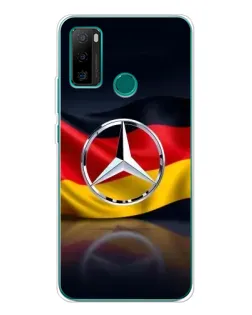 Чехол для Ulefone Note 10P с картинкой «Mercedes — флаг Германии»