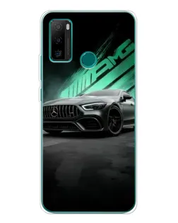 Чехол для Ulefone Note 10P с картинкой «Темный Mercedes AMG»