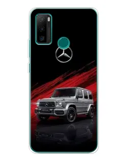 Чехол для Ulefone Note 10P с картинкой «Mercedes G-Class красный»