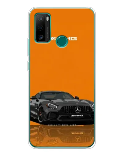 Чехол для Ulefone Note 10P с картинкой «Оранжевый Mercedes AMG»