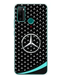 Чехол для Ulefone Note 10P с картинкой «Mercedes — бирюзовый акцент»