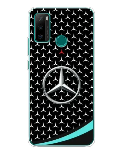 Чехол для Ulefone Note 10P с картинкой «Mercedes — бирюзовый акцент»