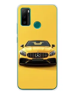 Чехол для Ulefone Note 10P с картинкой «Желтый Mercedes GT»