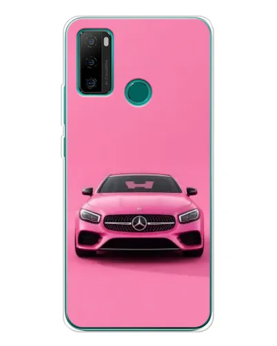 Чехол для Ulefone Note 10P с картинкой «Розовый Mercedes AMG»