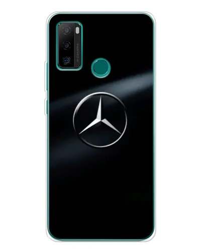 Чехол для Ulefone Note 10P с картинкой «Mercedes на металле»