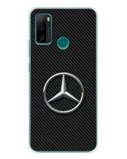 Чехол для Ulefone Note 10P с картинкой «Карбоновый Mercedes стиль»