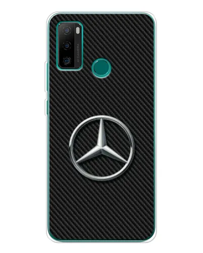 Чехол для Ulefone Note 10P с картинкой «Карбоновый Mercedes стиль»