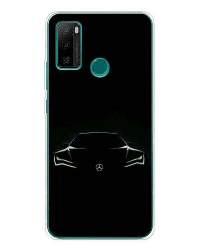 Чехол для Ulefone Note 10P с картинкой «Mercedes — силуэт авто» Чехол для Ulefone Note 10P с картинкой «Mercedes — силуэт авто»
