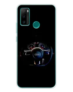 Чохол для Ulefone Note 10P з картинкою «Салон Audi — кермо»