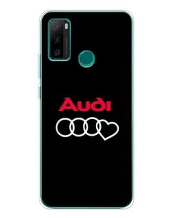 Чохол для Ulefone Note 10P з картинкою «Логотип Audi Heart»