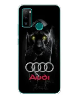 Чохол для Ulefone Note 10P з картинкою «Пантера та Audi»