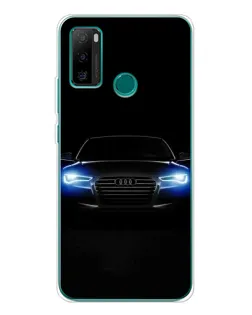 Чохол для Ulefone Note 10P з картинкою «Audi в неоні»