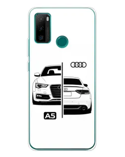 Чохол для Ulefone Note 10P з картинкою «Audi — контрастний дизайн»