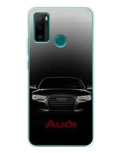 Чохол для Ulefone Note 10P з картинкою «Audi — градієнтний контур»