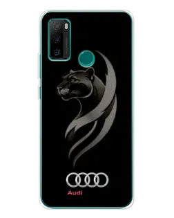 Чохол для Ulefone Note 10P з картинкою «Графіка — пантера та Audi»