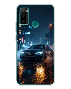 Чохол для Ulefone Note 10P з картинкою «Нічне місто та Audi»