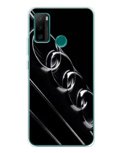 Чохол для Ulefone Note 10P з картинкою «Audi — абстрактні кільця»