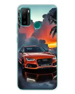 Чохол для Ulefone Note 10P з картинкою «Audi — захід сонця»