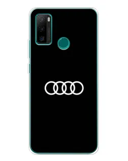 Чохол для Ulefone Note 10P з картинкою «Audi White Logo»