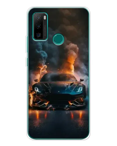 Чехол для Ulefone Note 10P с картинкой «Lamborghini дымная эстетика»