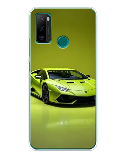 Чехол для Ulefone Note 10P с картинкой «Салатовый Lamborghini Huracan»