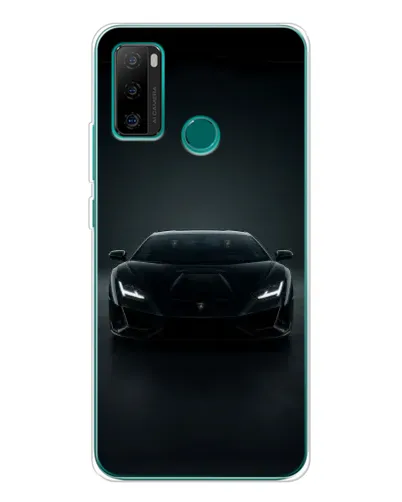 Чехол для Ulefone Note 10P с картинкой «Черный Lamborghini Aventador»