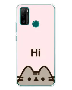 Чохол для Ulefone Note 10P з картинкою «Пушин каже Hi»