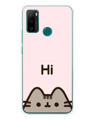 Чехол для Ulefone Note 10P с картинкой «Пушин говорит Hi»