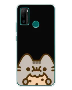 Чехол для Ulefone Note 10P с картинкой «Пушин на черном»