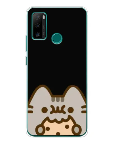 Чехол для Ulefone Note 10P с картинкой «Пушин на черном»