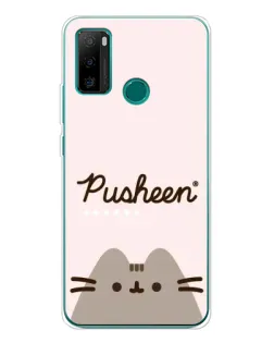 Чехол для Ulefone Note 10P с картинкой «Pusheen логотип»